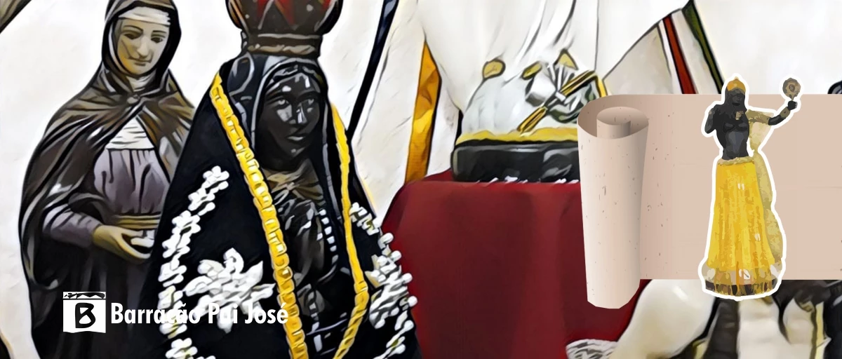 Representação visual da Orixá Oxum, a senhora do amor e das águas doces